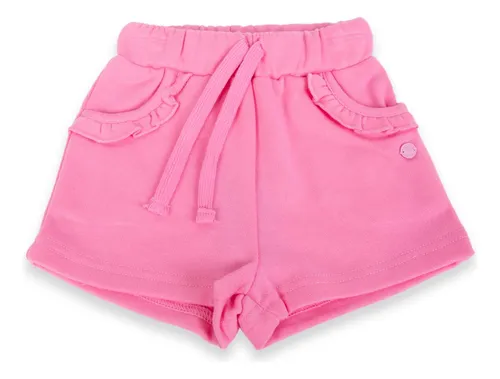 Short Bebé Niña Rosado Pillin (pva512-24ros)