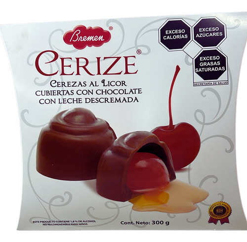 Cerize Cerezas Al Licor Cubiertas Con Chocolate