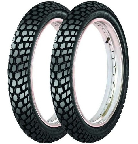 Par Pneu 2.75-18 + 90/90-18 St-6 Trail Cravudo Maggion Novo