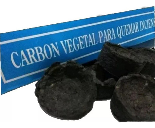 Carbon Vegetal Para Sahumerio, Copalero, Incienso, Pqt 10 Pz Fragancia Neutra