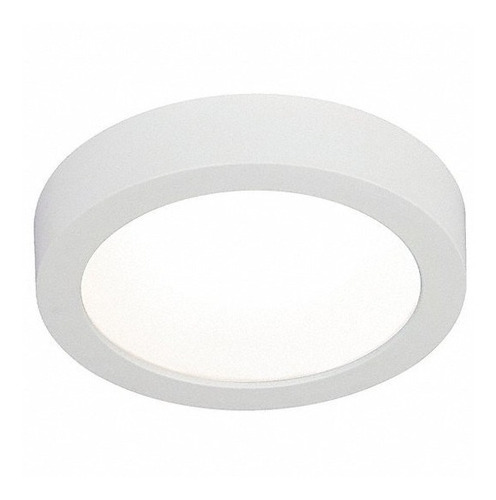 Panel Plafon Led De Aplicar 6w Redondo Alto Brillo Chiaro