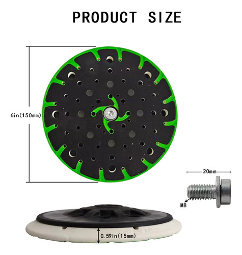 Original Suporte De Lixadeira Festool Velcro De 150mm