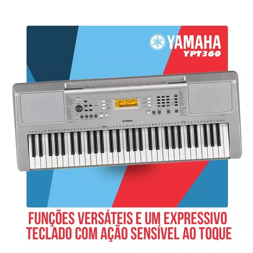 YPT-360 - Descrição - Teclados Portáteis - Teclados - Instrumentos Musicais  - Produtos - Yamaha - Brasil