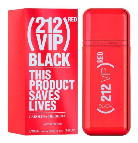 212 Vip Black Red Hombre Edp 100ml Silk Perfumes Ofertas