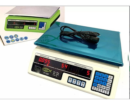 Imagen 2 de 2 de Balanza Digital Electronica De 200g A 40kls Nuevas De Oferta