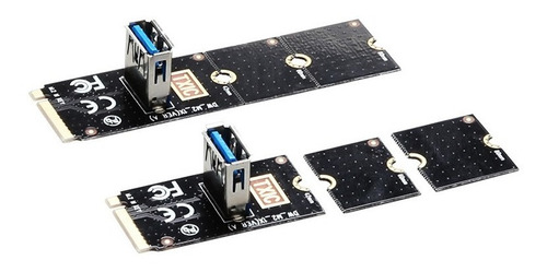Imagen 6 de 8 de Adaptador Ngff M.2 A Pcie 1x Mineria Riser M2 A Usb Premium