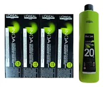 Comprar Tintes Inoa Sin Amoníaco- Tonos A Elegir- 4pzas + Peróxido 