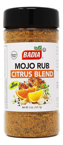 Badia Mojo Rub Mezcla De Ctricos 5 Oz