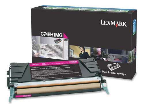 Tóner Lexmark C748 C748h1mg C746 X746 X748 Tinta magenta