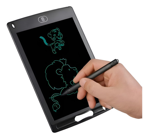 Tableta/pizarra Mágica Lcd Azul Para Niños, 6.5 Pulgadas