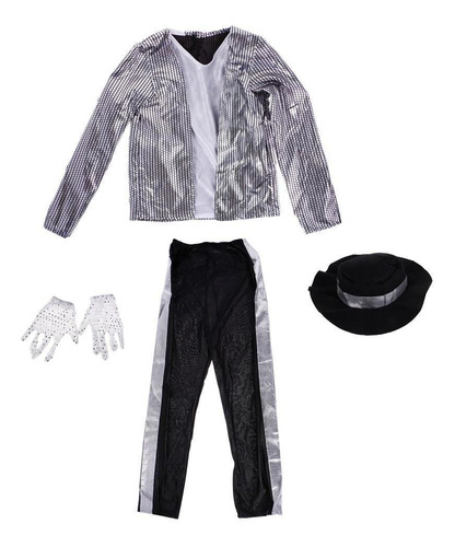 Niños Niños Michael Jackson Disfraces Desempeño Vestido