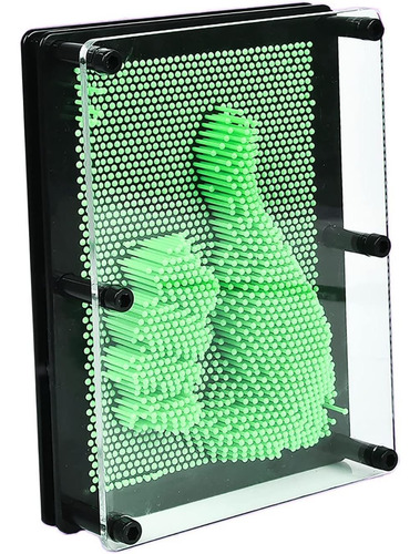 Juego De Mesa 3d Pin Art Juguete Impresión De Huella De Mano