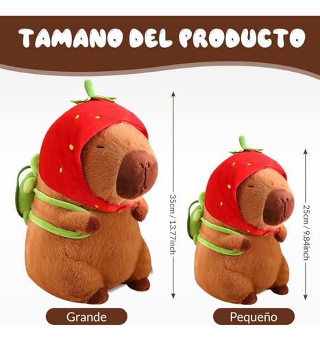 Juguete Peluche Capibara ,juguete Regalo Perfectos