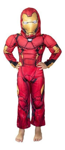 Disfraz Iron Man Con Músculos Súper Héroes Ironman Avengers