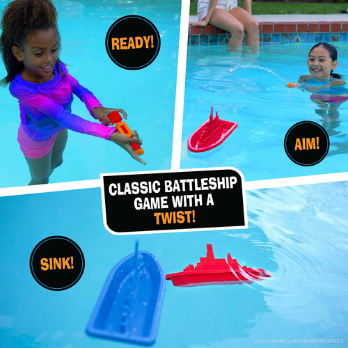 Juego Acuático Hasbro Battleship Splash Para Divertirse Al A