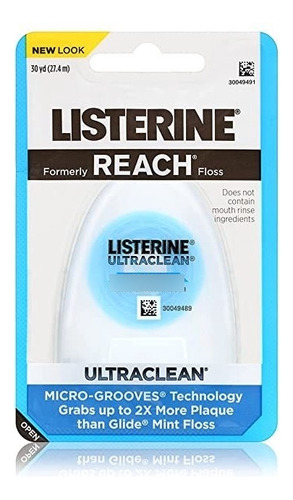 Listerine - Hilo Dental Encerado Ultraclean, Resistente A