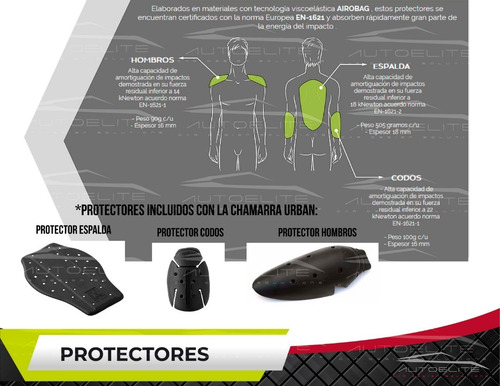 Imagen 7 de 9 de Chamarra Con Chaleco Motociclista Airbag Bolsa Aire Touring