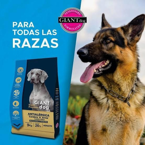 Giant Dog Adulto 15 Kg Cordero Y Arroz - Delivery Gratis