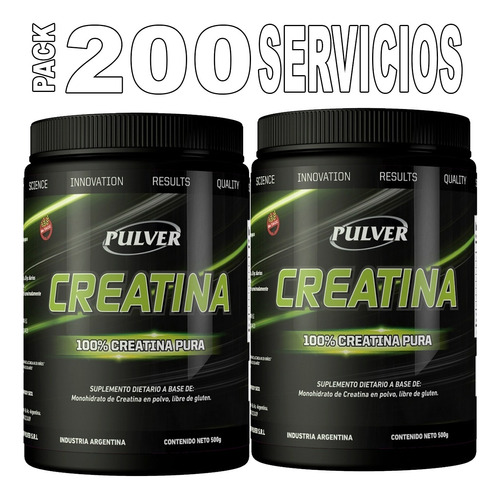 Creatina Pura 100% 1 Kilo Pulver Crecimiento Muscular Magro