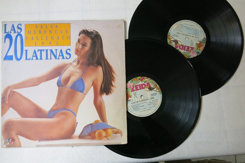 Vinyl Vinilo Lp Acetato Las 20 Latinas Salsa Merengue Vallen