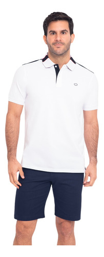 Polo Oscar De La Renta Blanco Hombre B23knp059