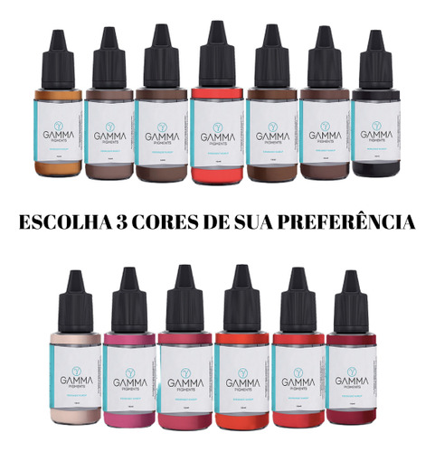 3 Cores A Sua Escolha - Gamma Pigments