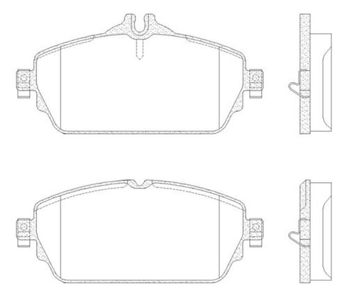 Pastilha De Freio Dianteira Mercedes-benz Classe C C180 Ex.