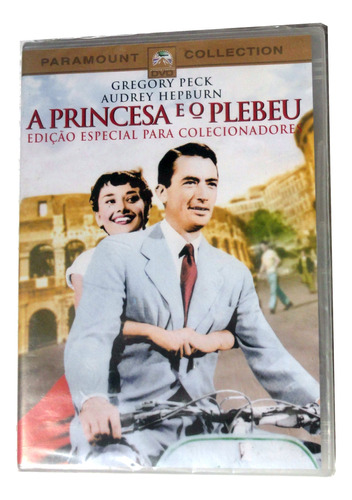 Dvd A Princesa E O Plebeu / Gregory Peck Novo Lacrado