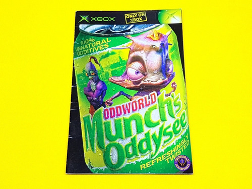 Manual Oddworld Munch Oddysee Xbox Clasico *original*