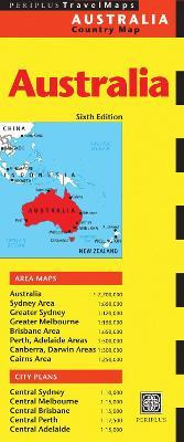 Libro Australia Travel Map Sixth Edition - Periplus Editors