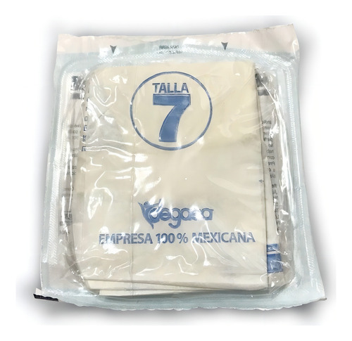 Guantes Descartables Estériles Protec Color Blanco Talle Único De Látex X 2 Unidades