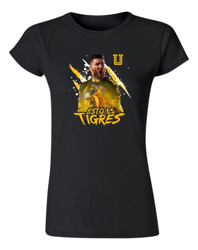 Jersey Playera Fútbol Tigres Uanl Mujer U Esto Es Tigres