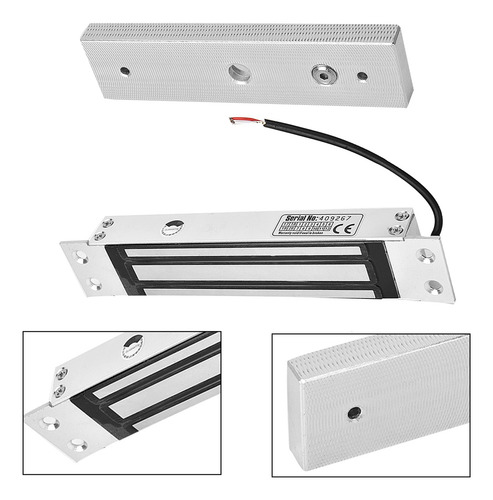 Cerradura De Puerta Electromagnética Dc 12 V 180 Kg Fuerza D