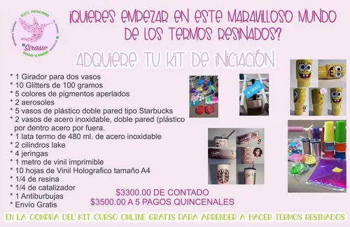 Kit De Iniciación Para Termos Resinadoa