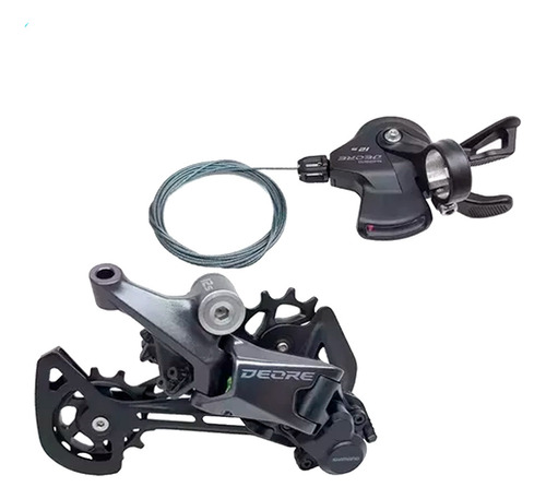 Transmisión Shimano 12v M6100 Deore Sin Cassette