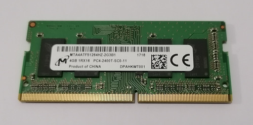 Memoria Micron 4gb Mta4atf51264hz-2g3b1 (Usado)
