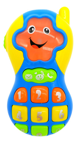 Teléfono Celular Para Bebé, Con Luz Y Sonido Full- 10035