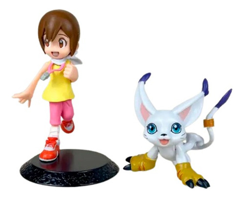 Digimon - Kari Kamiya E Tailmon - Action Figure
