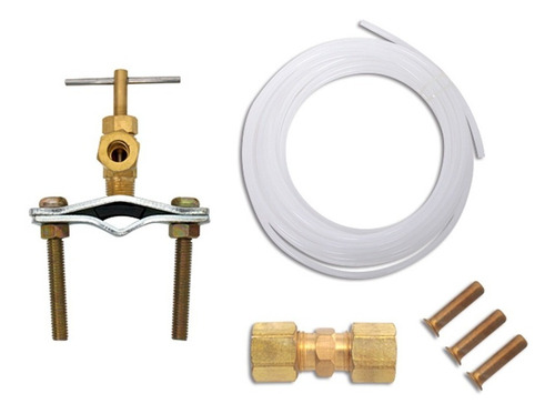 Kit Manguera Ice Maker Refrigerador C/adapatador Valvula