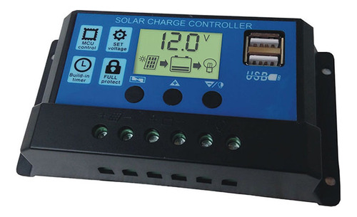 Controlador De Carga Solar Pwm 20amp