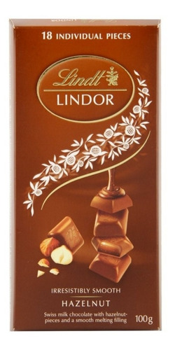 Chocolate Suizo Lindt Leche Con Avellanas Lindor Milk 100g
