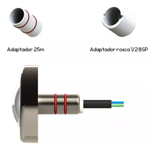 Kit 12 Refletor 9w Cabo 20m Tholz + Fonte 10a + Controle Rgb