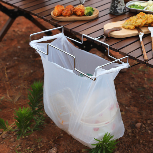 Suporte Para Sacos De Lixo De Acampamento Cabide De Lixo De