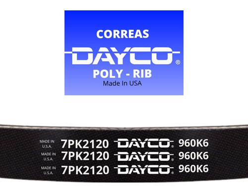 Correa 7pk2120 Dayco Toyota 4runner Fortuner Fj Kavak Hilux 