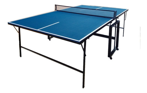 Mesa Ping Pong 12mm Tenis De Mesa Fronton Plegable Red