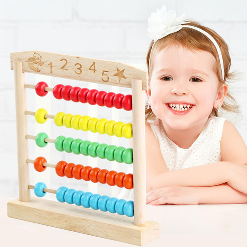 Baco De Madera Para Niños, Juguete De Desarrollo, Ábaco De