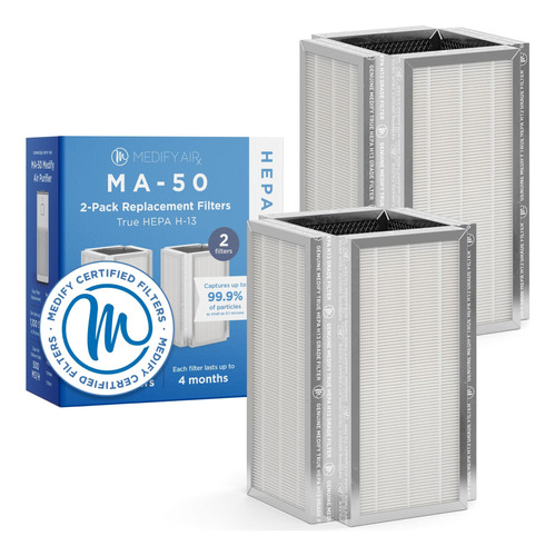 Medify Ma-50 - Filtro De Repuesto Genuino | Para Alergenos,