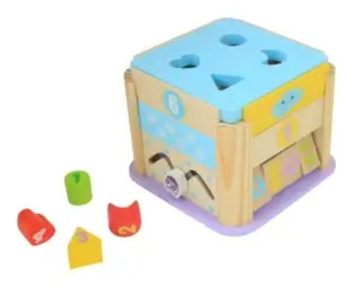Juego Didáctico Cubo Multifunción 7en1 Montessori Para Niños