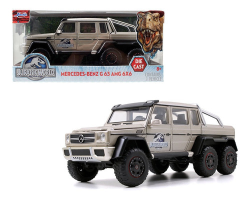 1/24 Mercedes-benz G 63 Amg 6x6 Mundo Jurasico Jada