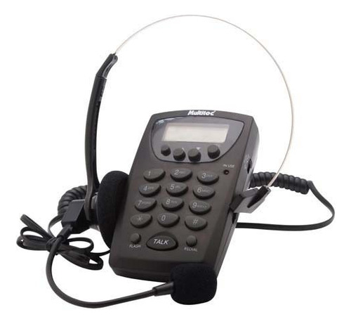 Auriculares multitoc para operador con identificador de llamadas